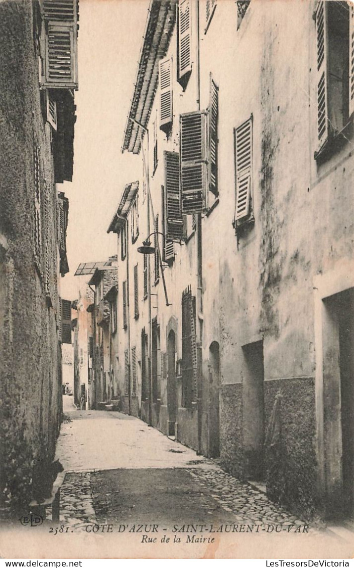 FRANCE - Saint Laurent Du Var - Rue De La Mairie - Carte Postale Ancienne - Saint-Laurent-du-Var