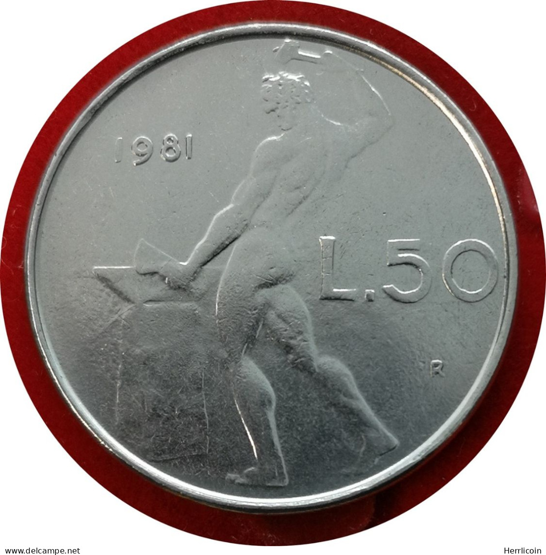 1981 - 50 Lire Grand Module - Italie [KM#95.1] - 50 Liras