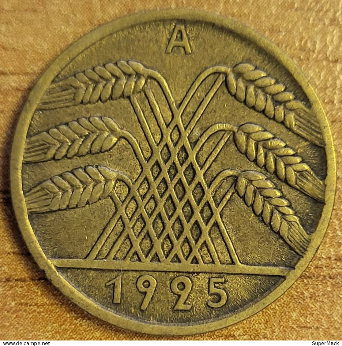 ALLEMAGNE 10 Pfennig 1925 A BERLIN KM#40 SPL++ - 10 Rentenpfennig & 10 Reichspfennig