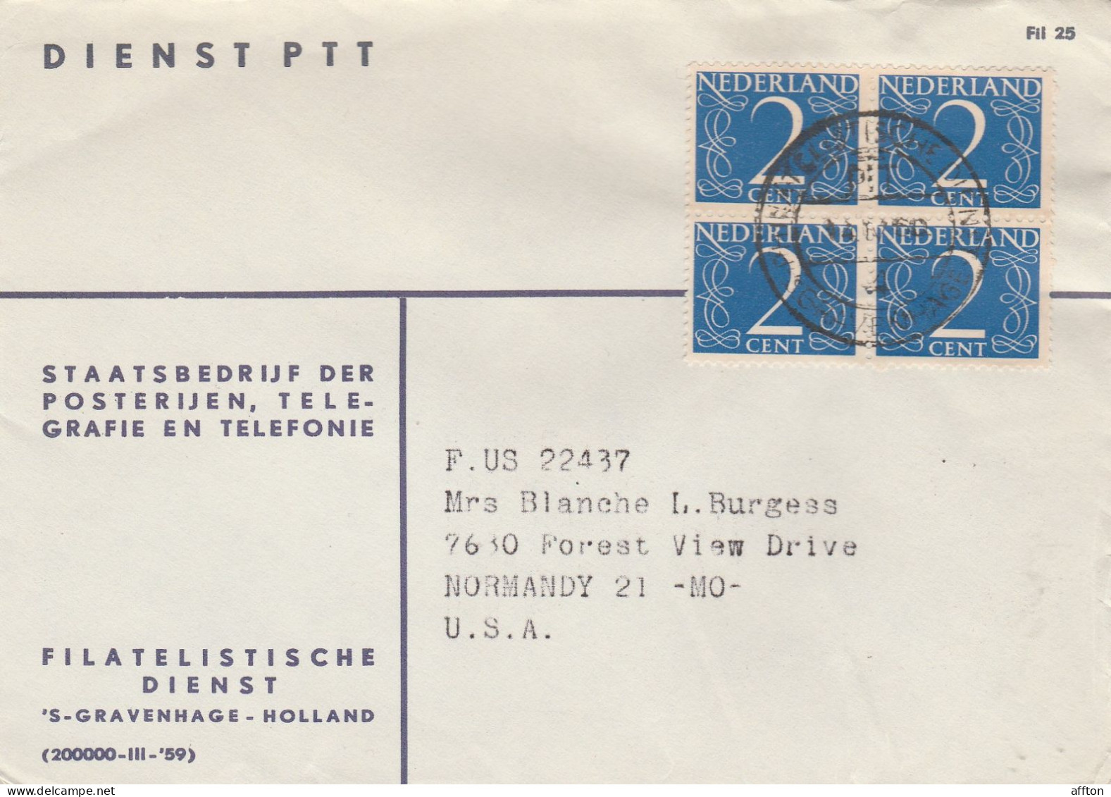 Netherlands Old Cover Mailed - Brieven En Documenten