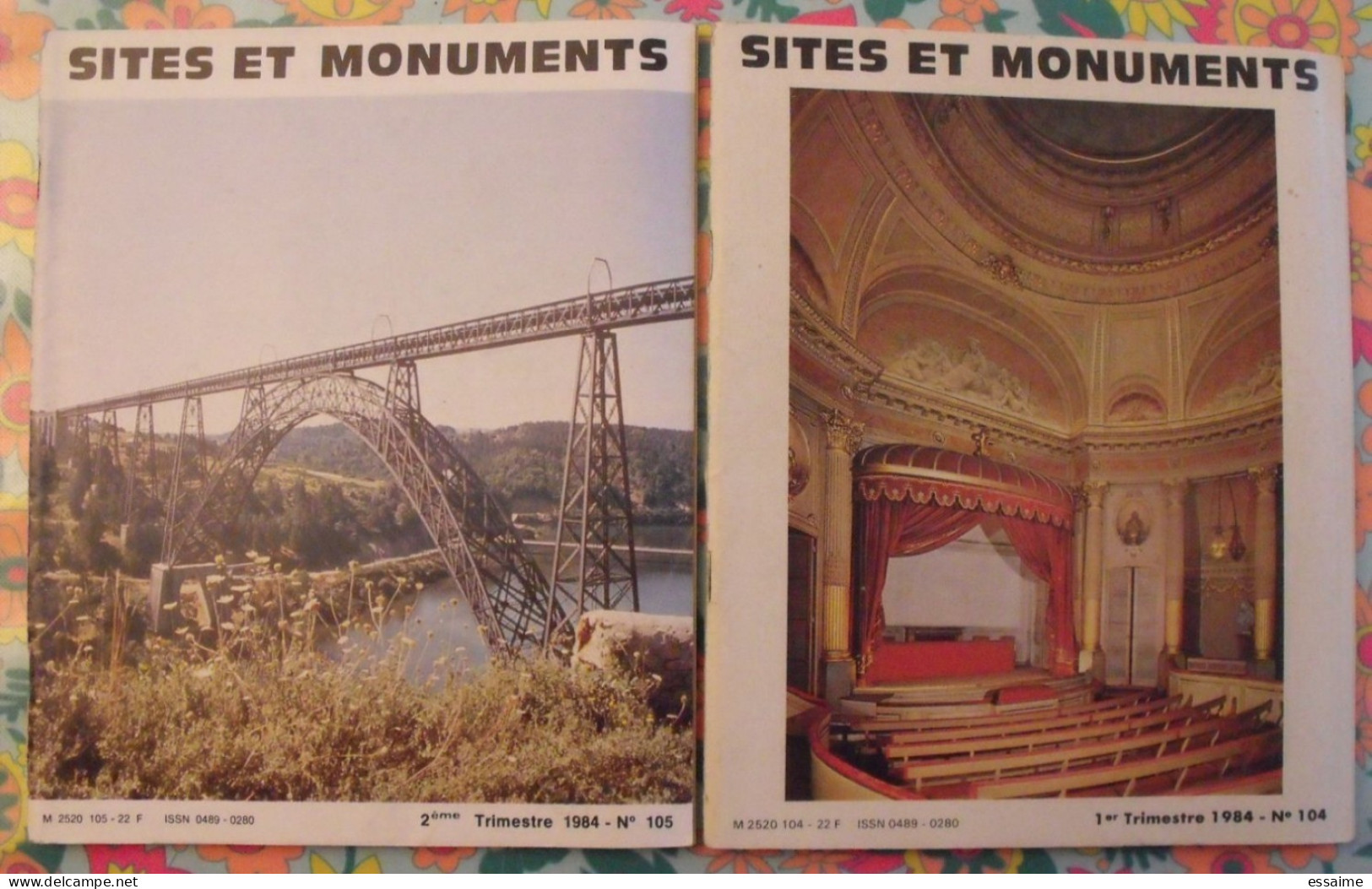 Lot De 12 Numéros De La Revue "Sites Et Monuments" 1984-1986 - Toerisme En Regio's