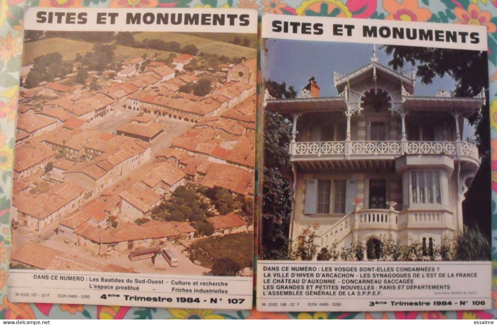 Lot De 12 Numéros De La Revue "Sites Et Monuments" 1984-1986 - Tourism & Regions