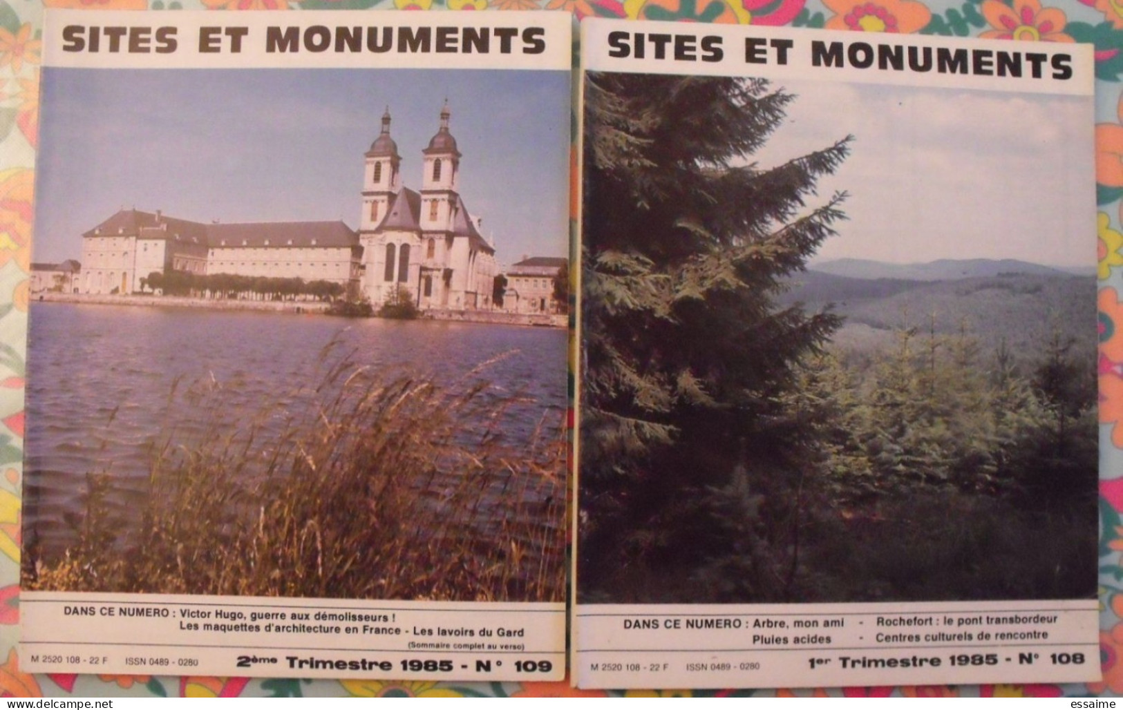 Lot De 12 Numéros De La Revue "Sites Et Monuments" 1984-1986 - Tourism & Regions