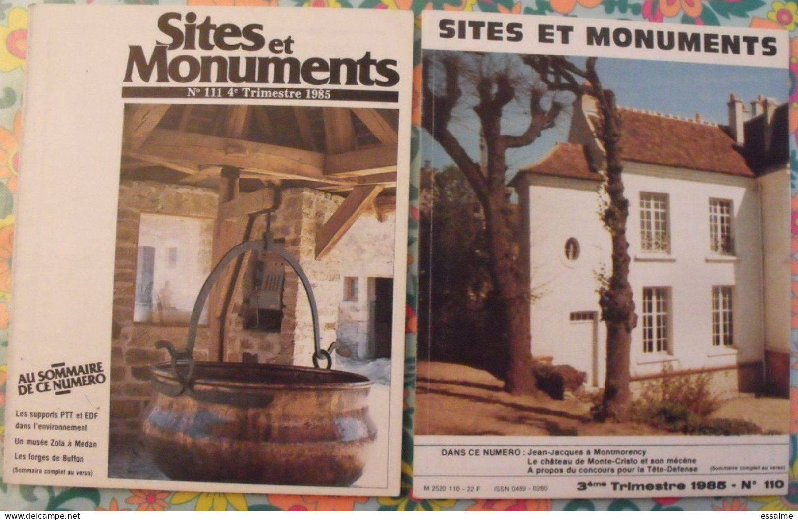 Lot De 12 Numéros De La Revue "Sites Et Monuments" 1984-1986 - Tourism & Regions