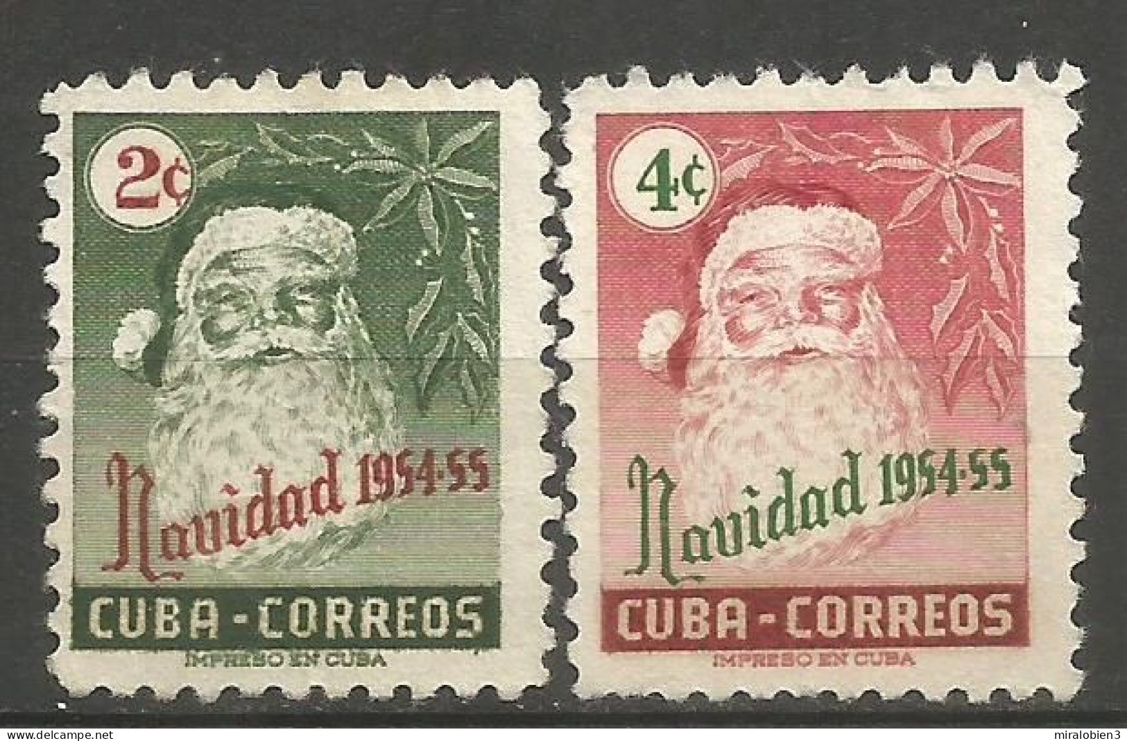 CUBA YVERT NUM. 417/418 SERIE COMPLETA NUEVA SIN GOMA - Neufs