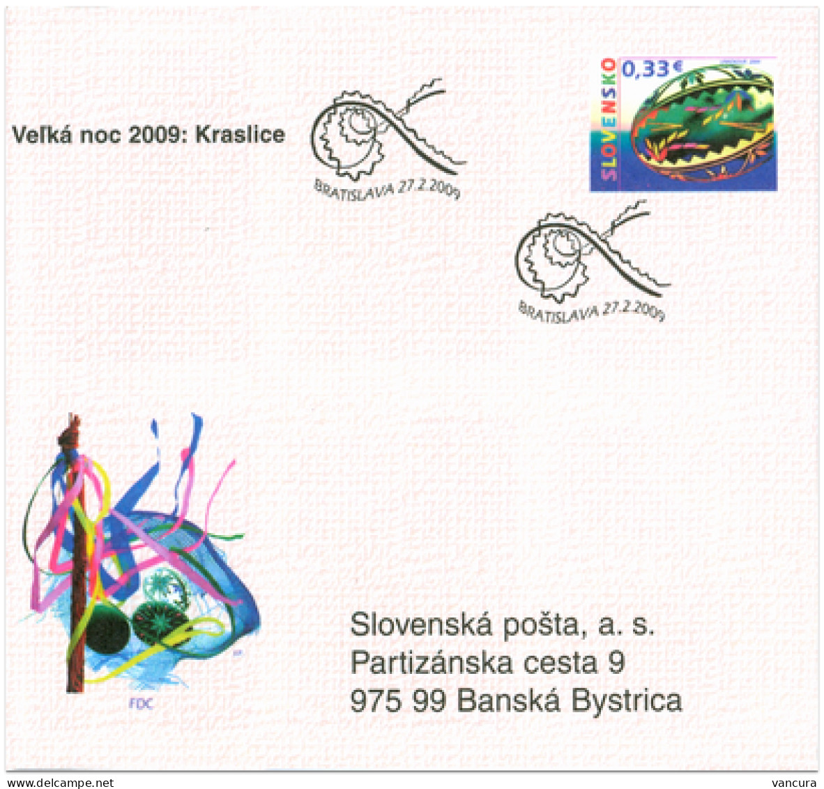 Booklet 450 Slovakia Easter 2009 - Pasen