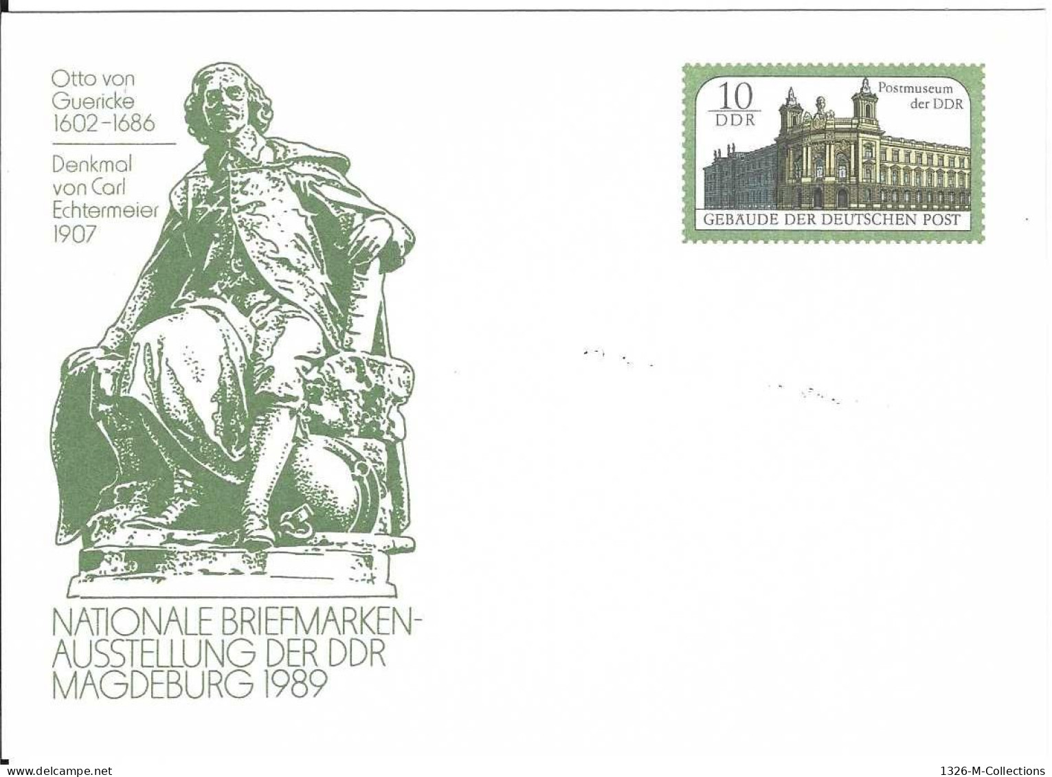 Carte Postale ALLEMAGNE ORIENTALE Entiers Postaux N° 2759 Y & T - Postkarten - Ungebraucht