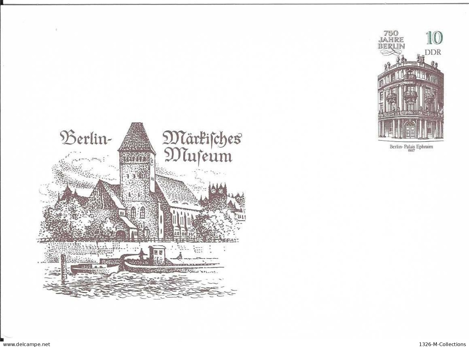 Carte Postale ALLEMAGNE ORIENTALE Entiers Postaux N° 2695 Y & T - Postcards - Mint