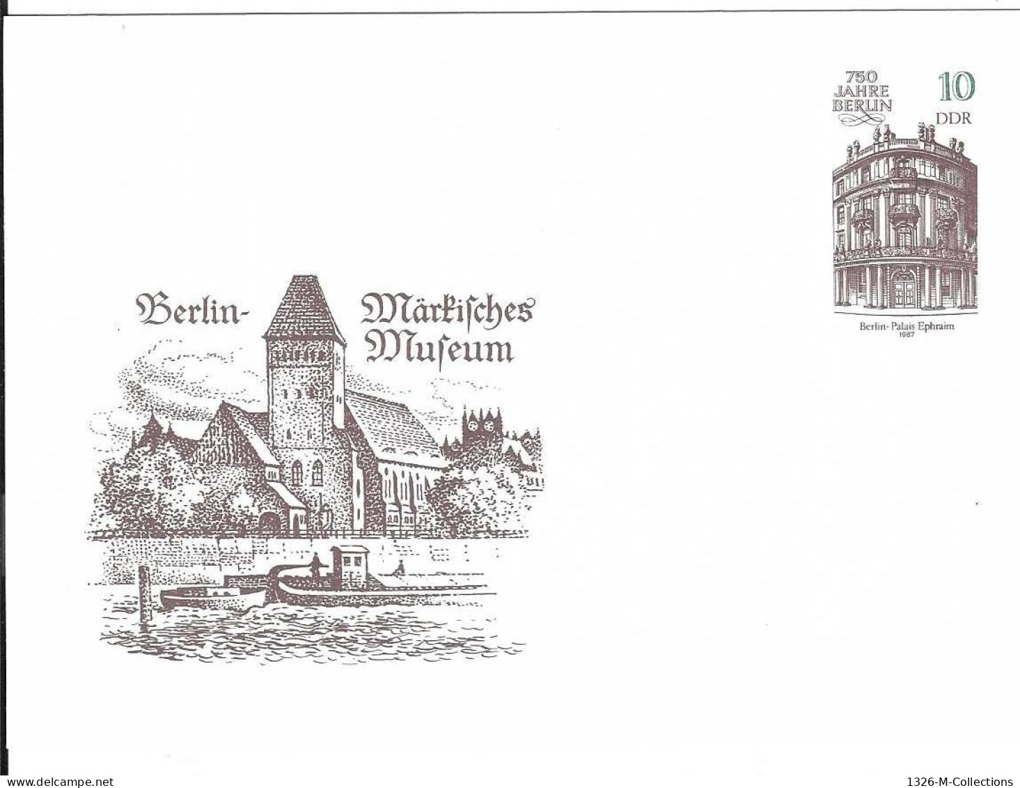 Carte Postale ALLEMAGNE ORIENTALE Entiers Postaux N° 2695 Y & T - Postcards - Mint