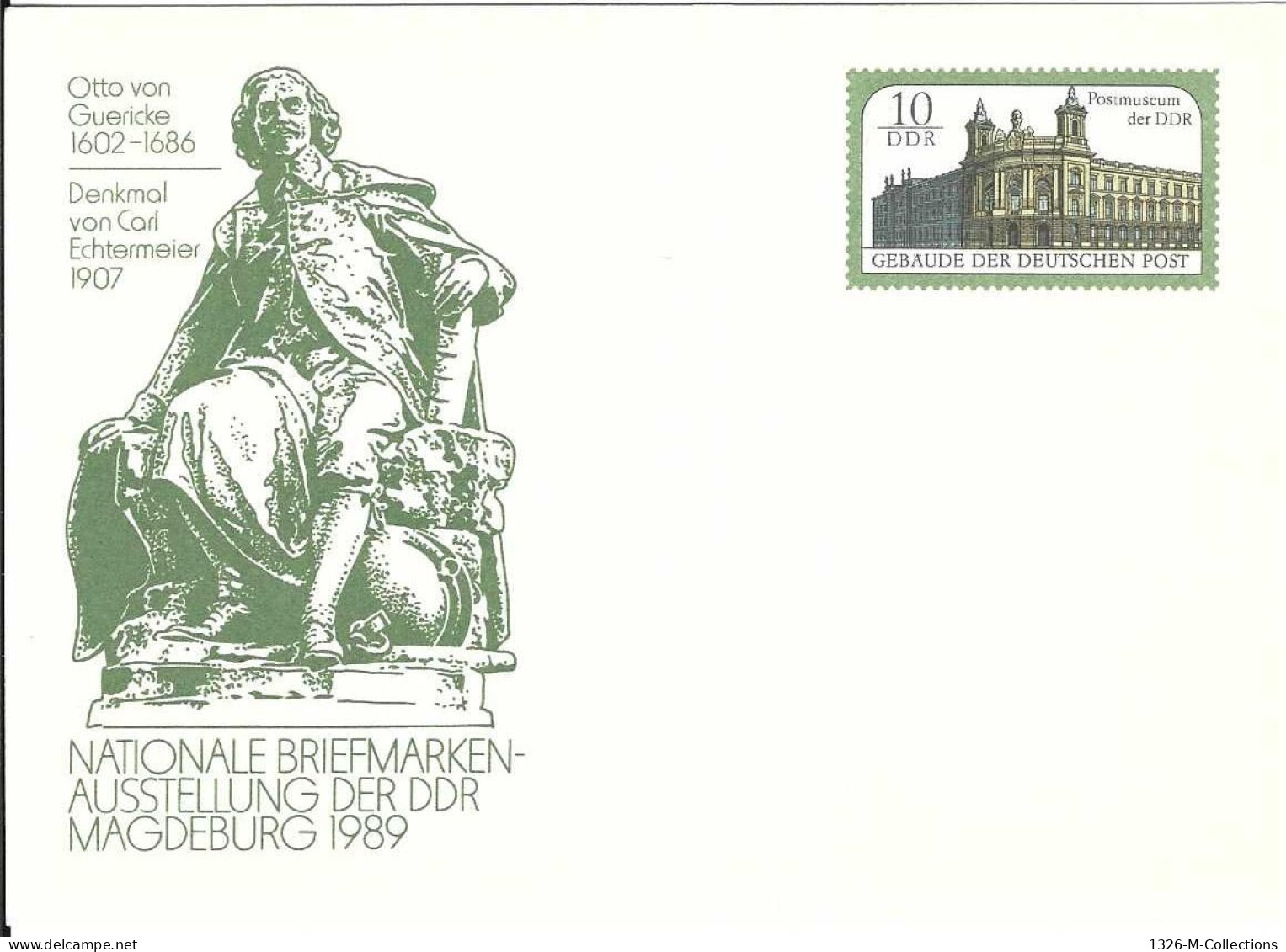 Carte Postale ALLEMAGNE ORIENTALE Entiers Postaux N° 2759 Y & T - Postkaarten - Ongebruikt