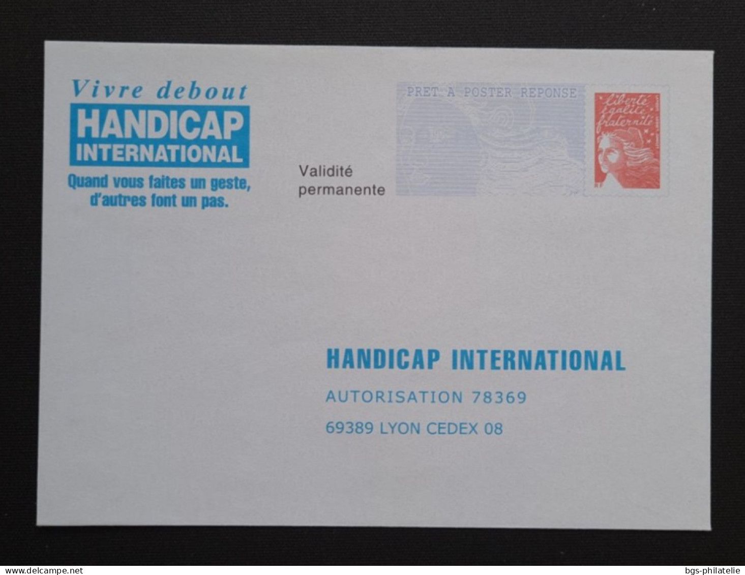 France PAP Handicap International. - Prêts-à-poster: Réponse