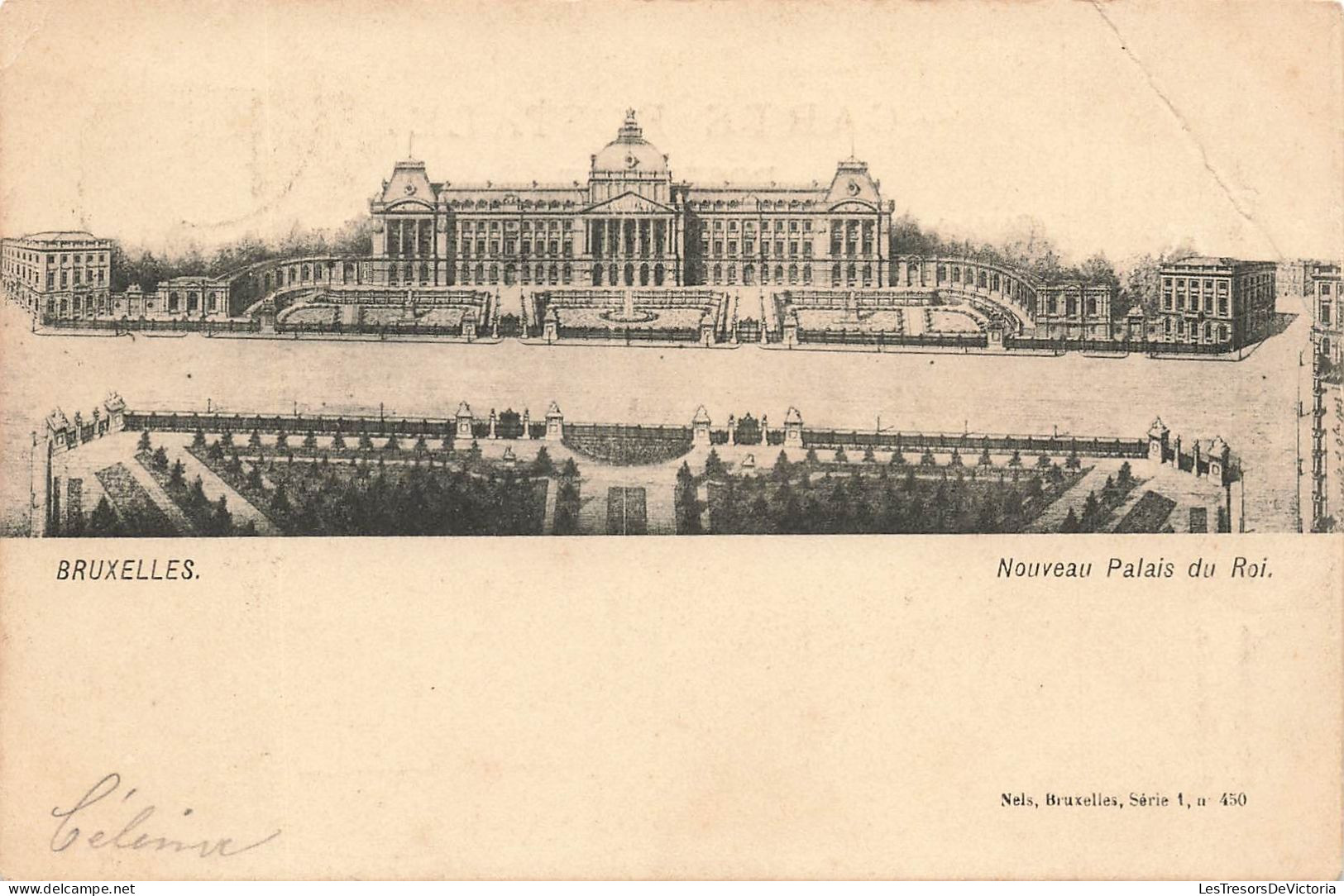 BELGIQUE - Bruxelles - Nouveau Plais Du Roi - Nels - Dos Non Divisé - Carte Postale Ancienne - Bauwerke, Gebäude