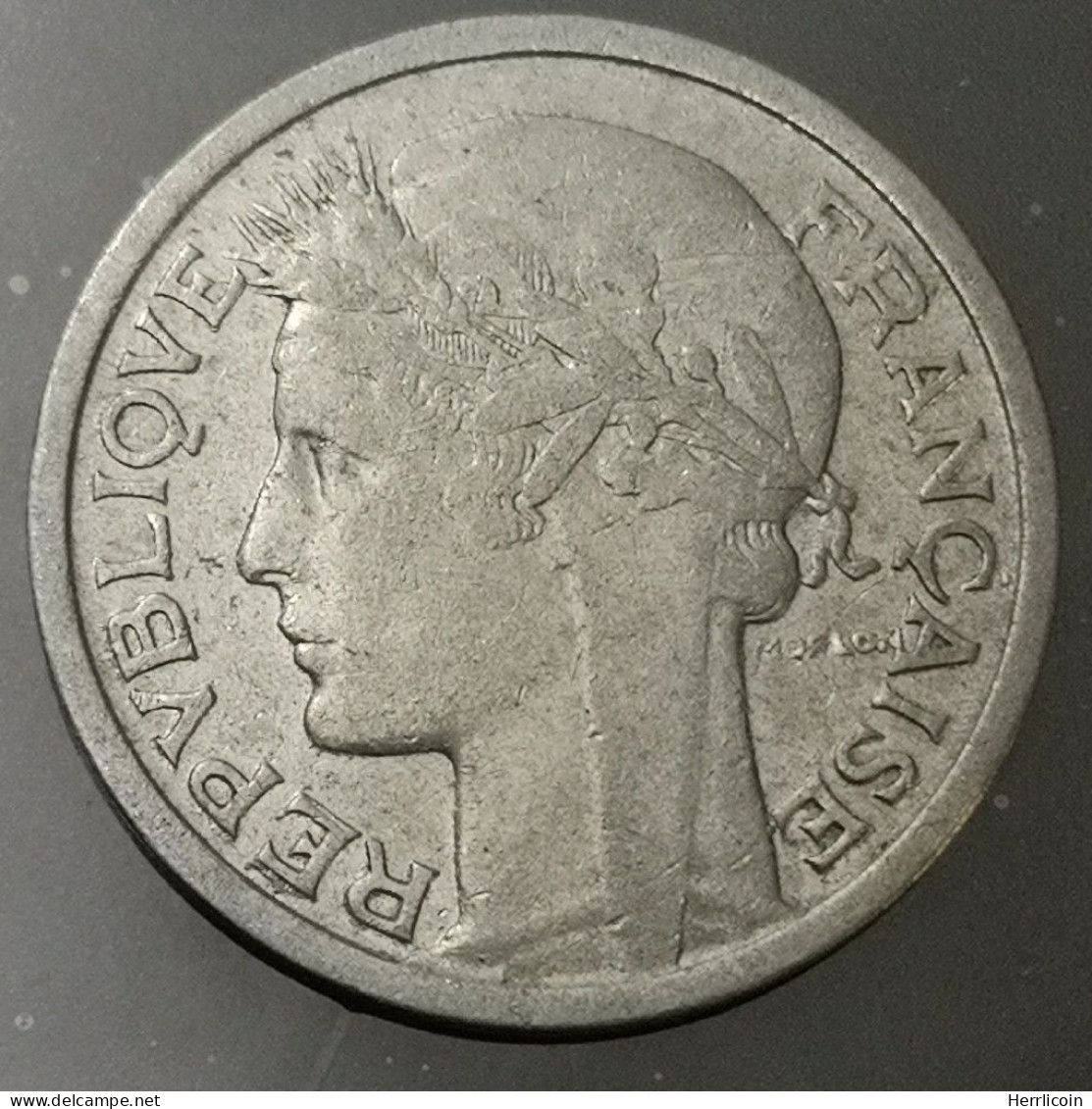 Monnaie France - 1949 B - 1 Franc Morlon Aluminium, Légère - 1 Franc