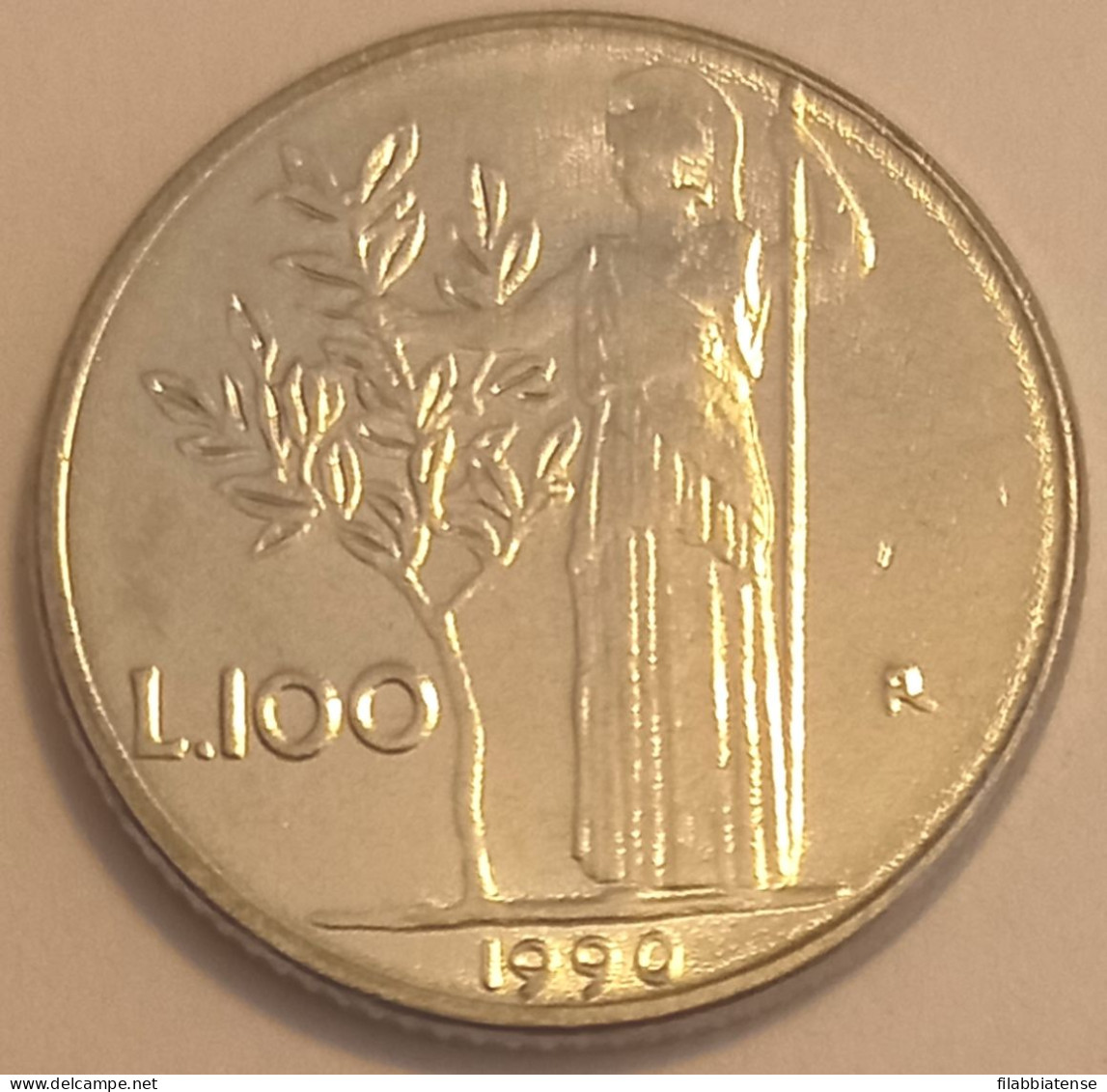 1990 - Italia 100 Lire    ----- - 100 Lire