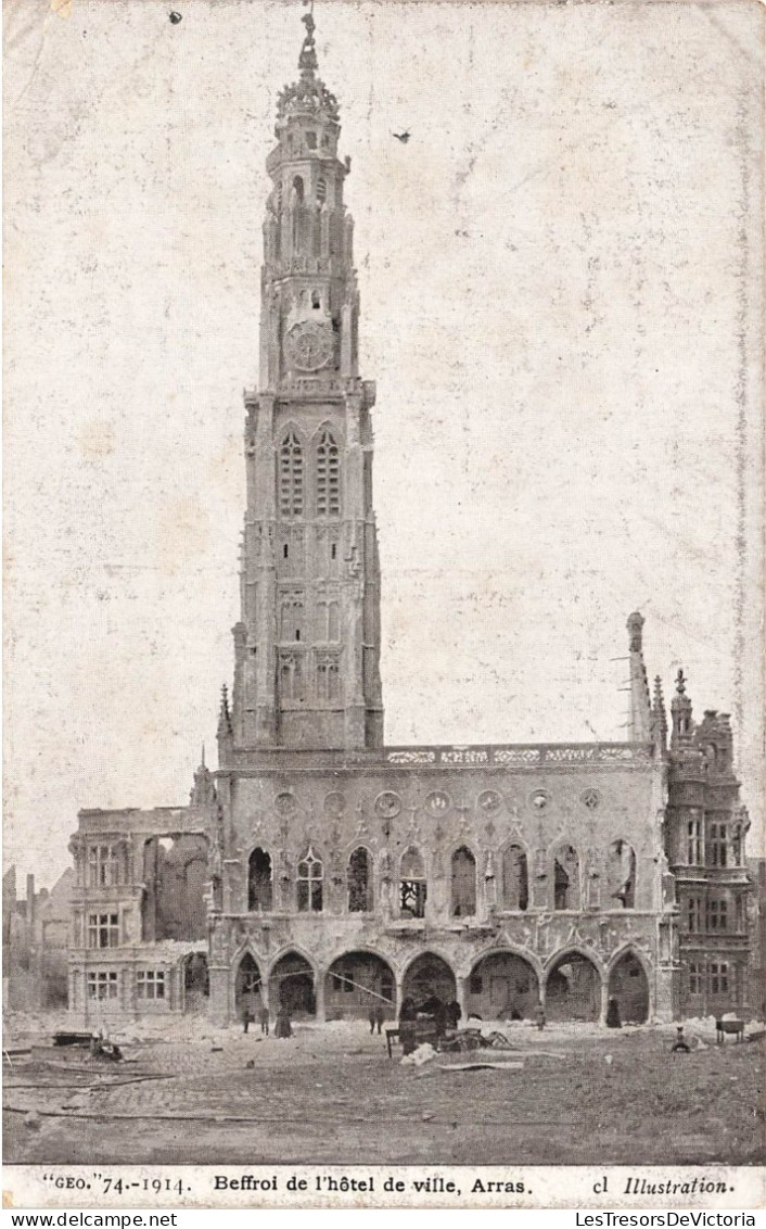 FRANCE - Arras - Beffroi De L'hôtel De Ville - Illustration - Carte Postale Ancienne - Arras