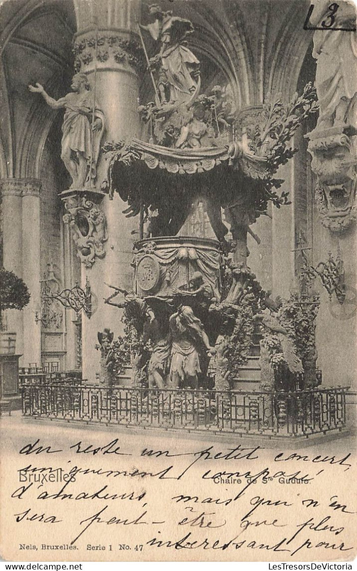 BELGIQUE - Bruxelles - Chaire De Saint Gudule - Dos Non Divisé - Carte Postale Ancienne - Monuments