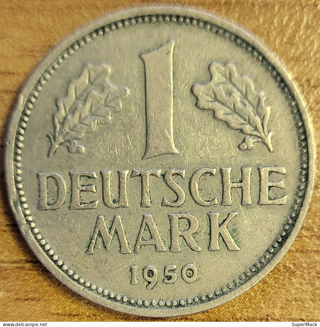 ALLEMAGNE 1 Mark 1950 D MUNICH KM#110 TYPE A TTB - 1 Marco