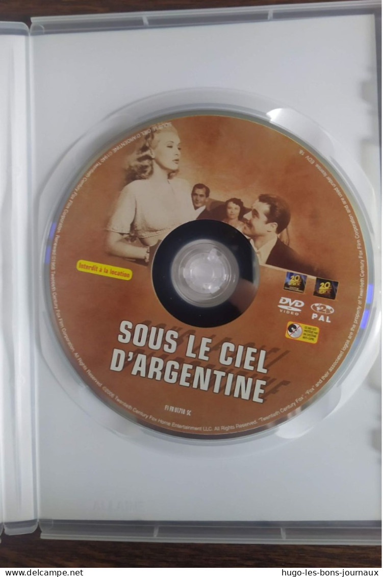 Sous Le Ciel D'Argentine _ D'Irving Cummings_avec Don Ameche, Betty Grable, Carmen Miranda_1940 - Musicals