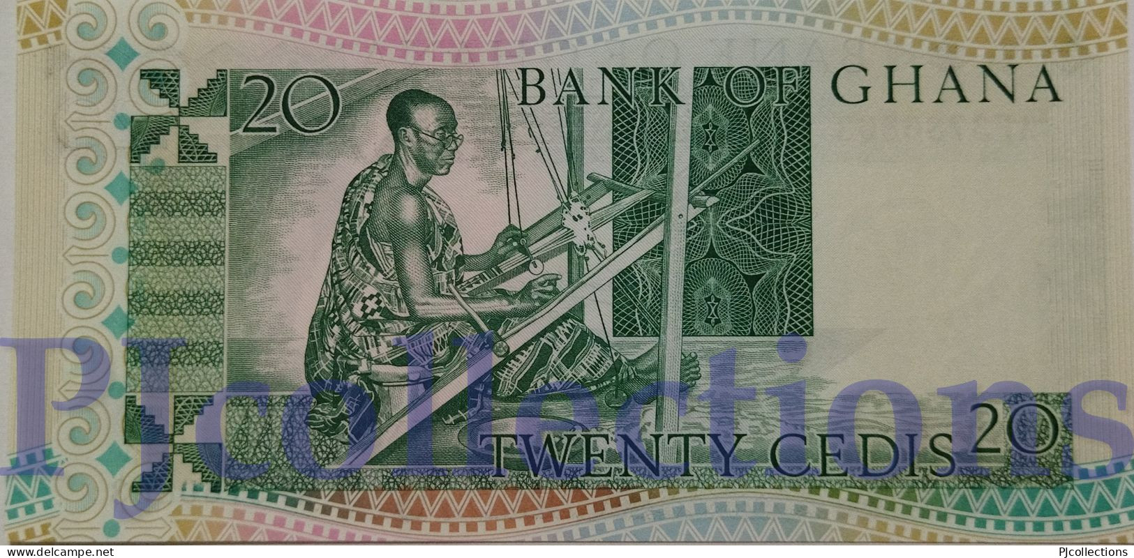 GHANA 20 CEDIS 1980 PICK 21b UNC - Ghana