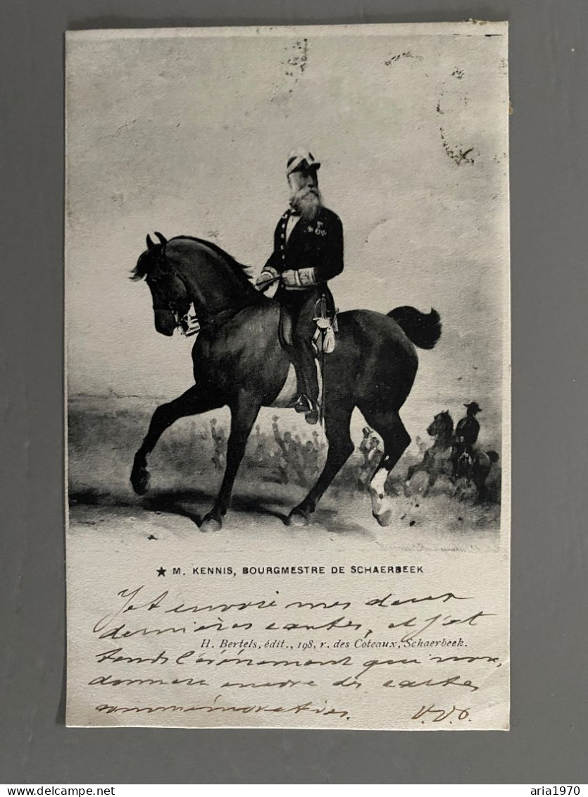 Schaerbeek    Monsieur KENNIS Bourgmestre De Schaerbeek A Cheval - Schaerbeek - Schaarbeek