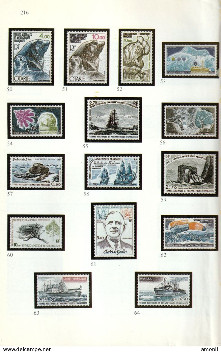 Terres Australes Et Antarctiques Françaises. Catalogue Spécialisé Gérard Dupraz 1982. - France