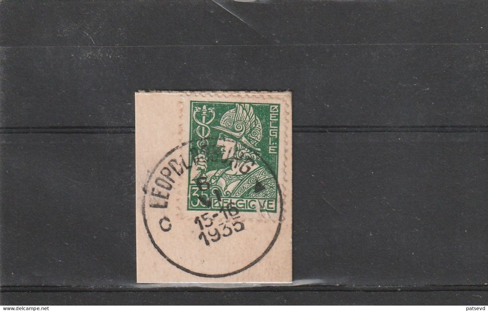 No 340 Sur Fragment / 0p Briefstukje Oblit/ Gestp  Leopoldburg 6/6/1935 - 1932 Ceres Und Mercure