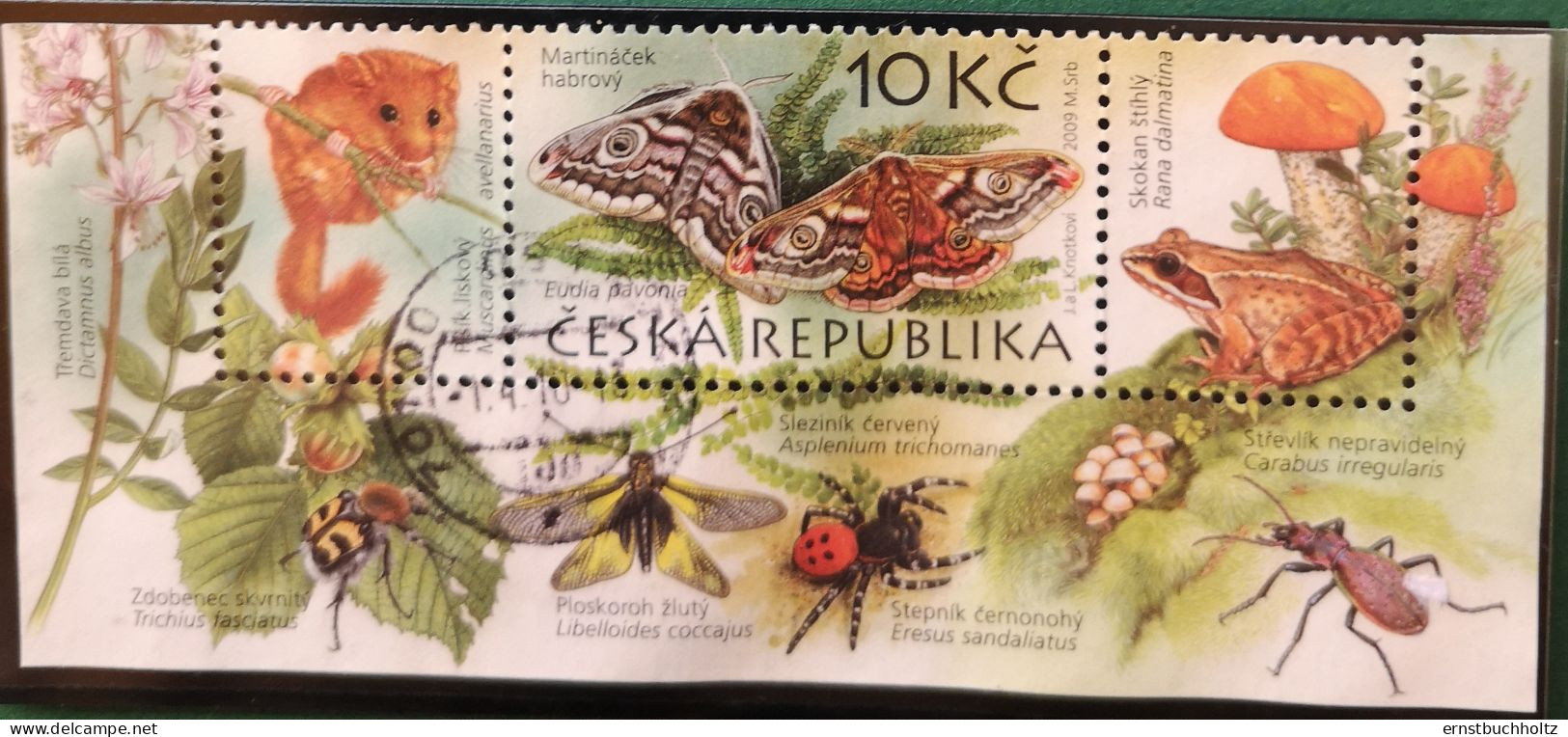 Tschechische Republik 2009 Krivoklatsko Park Teilstück Aus Mi B38** - Used Stamps