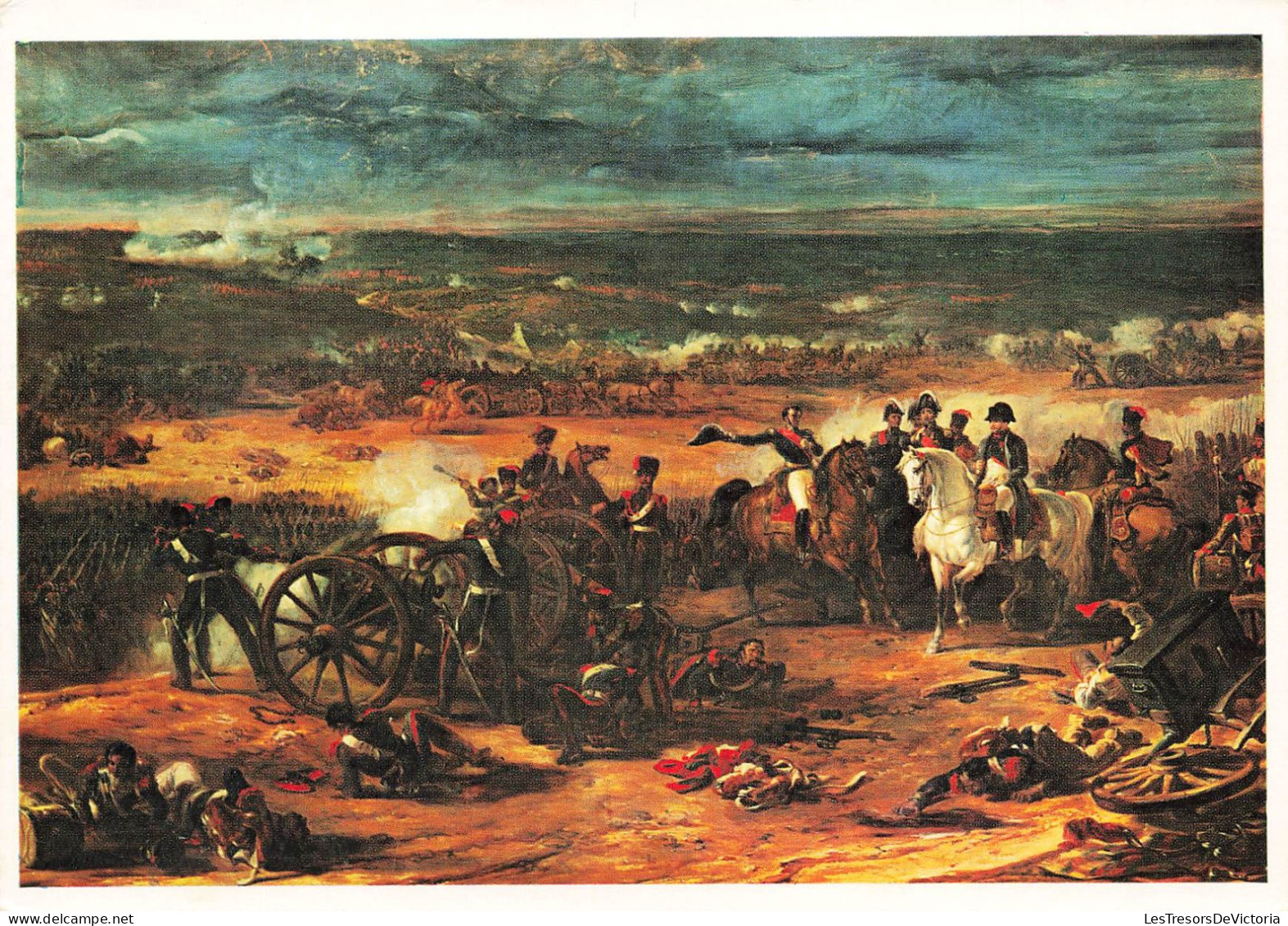 ARTS - Peintures Et Tableaux - Sir William Allan - La Bataille De Waterloo - Carte Postale Ancienne - Paintings