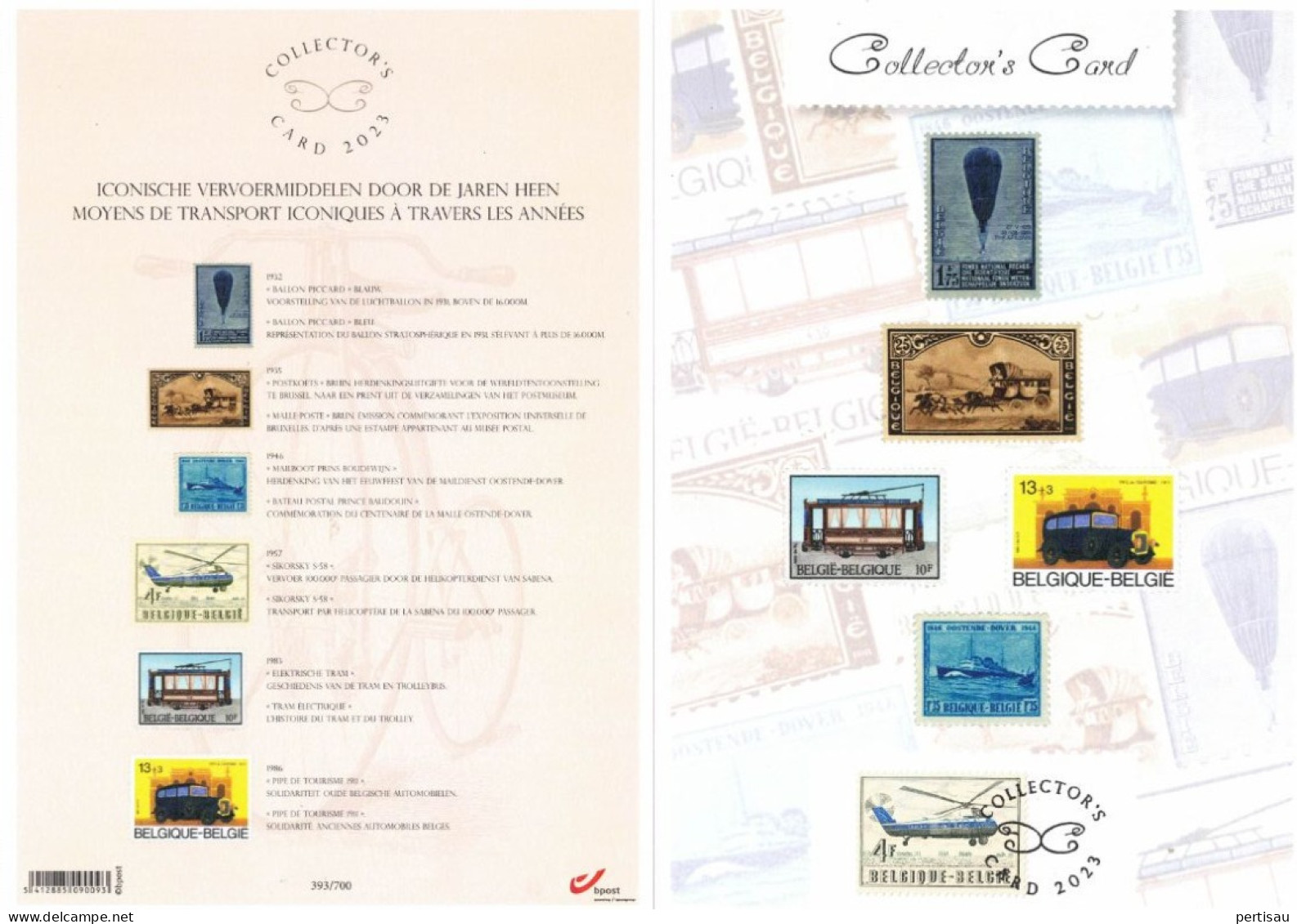 Collecters Cart Genummerd 2023 - Souvenir Cards - Joint Issues [HK]