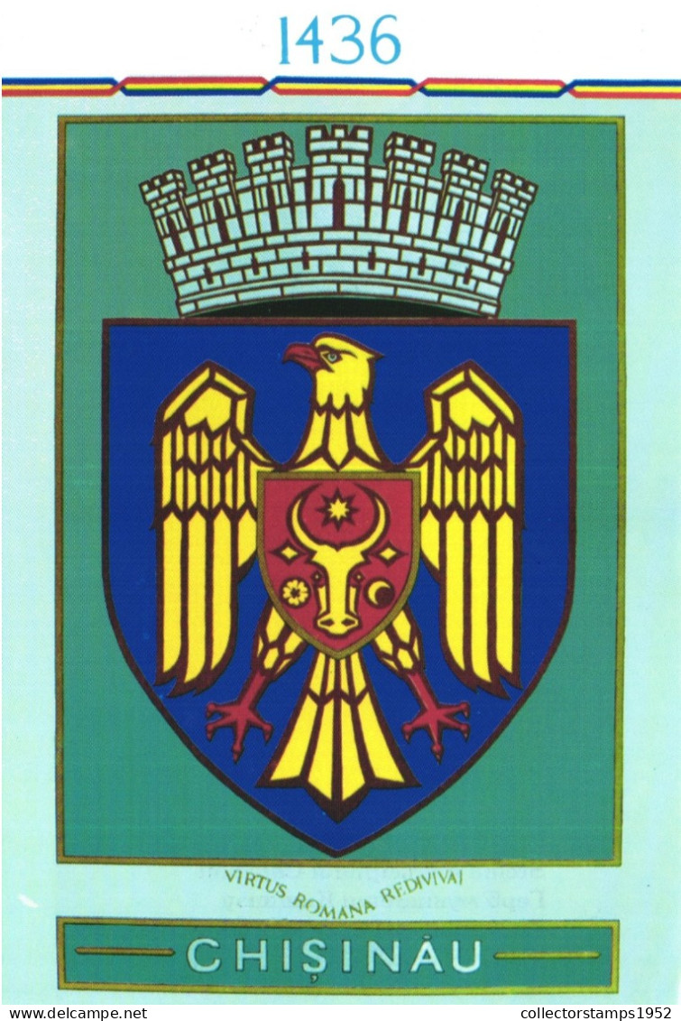 CHISINAU, STEMA, 1436, MOLDOVA - Moldavie