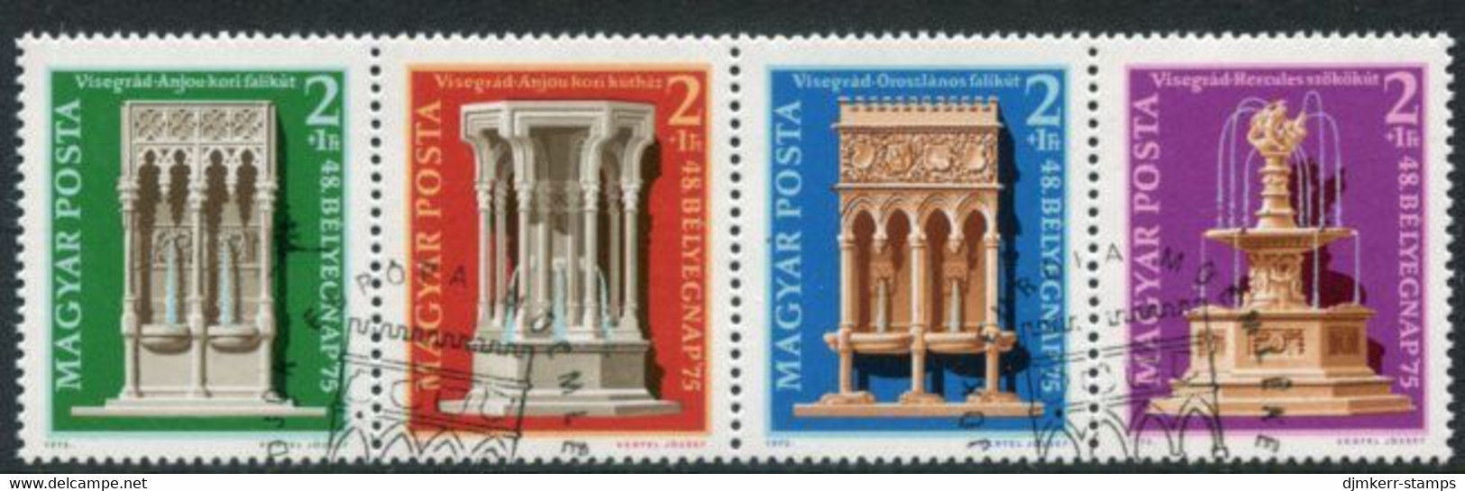 HUNGARY 1975 Stamp Day: Protection Of Monuments  Used...  Michel 3060-63 - Gebruikt