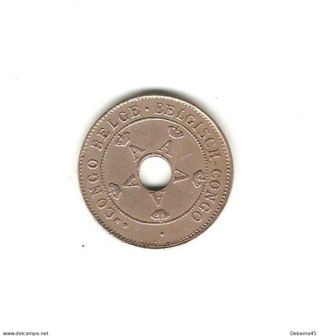 236/ Belgique : Colonie Congo Belge : 10 Centimes 1911 - 1910-1934: Albert I