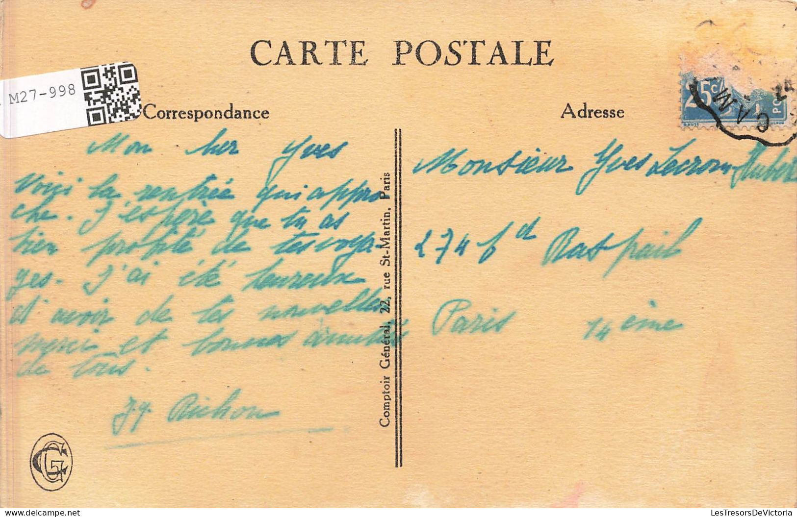 FRANCE - Cambrai - Vue Générale - Carte Postale Ancienne - Cambrai