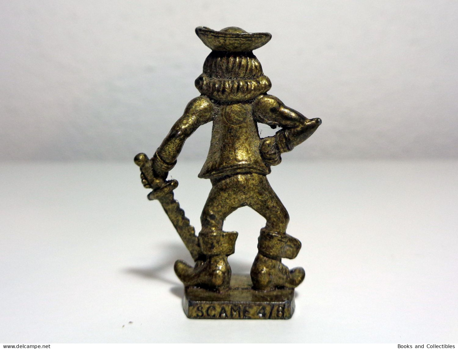 [KNR_0021] KINDER, 1978 - Joyful Pirates > PIRATE / SCAME 4/8 (40 Mm, Brass) - Figurines En Métal