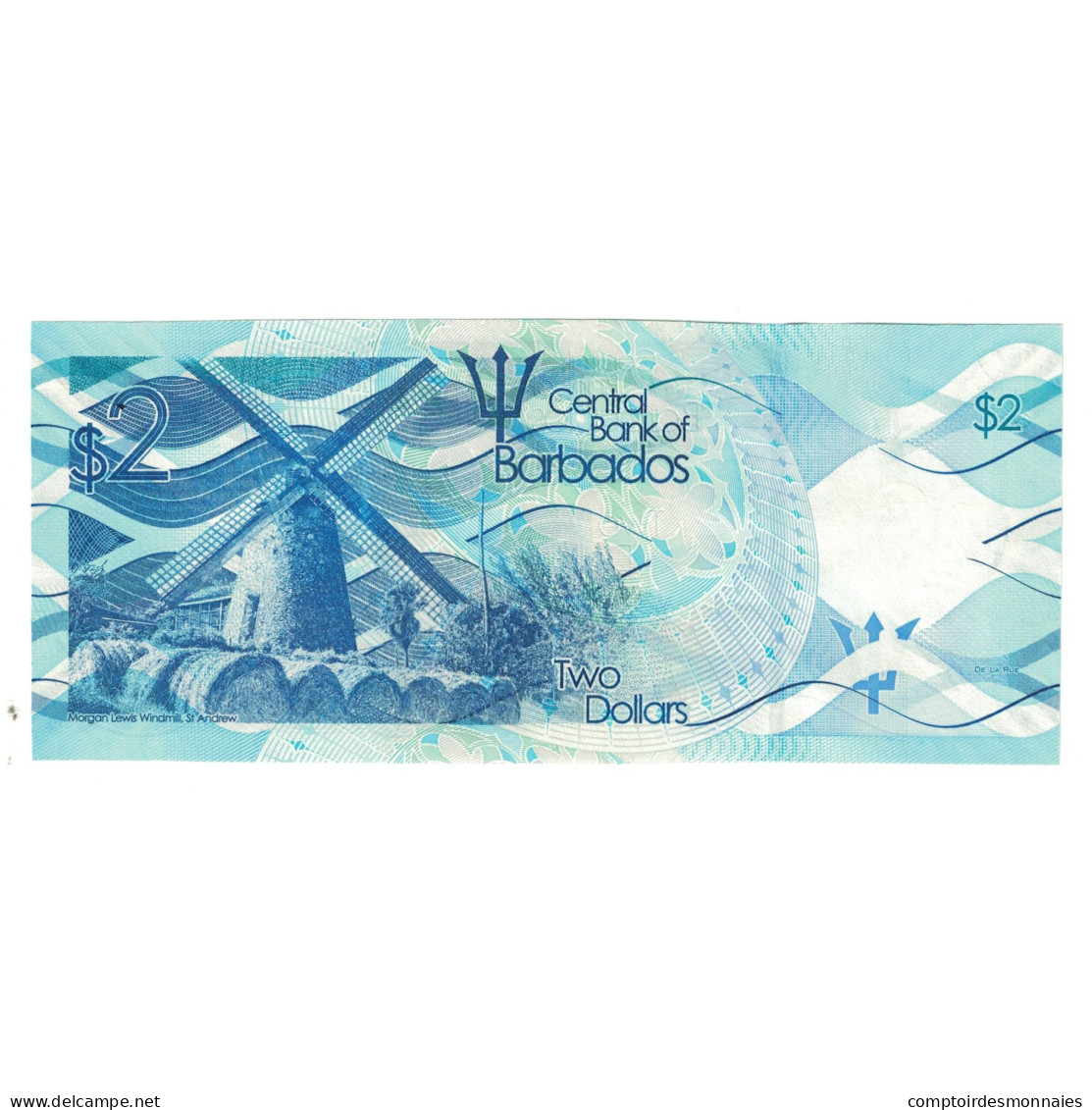 Billet, Barbados, 2 Dollars, 2013, 2013-05-02, KM:73, NEUF - Barbades