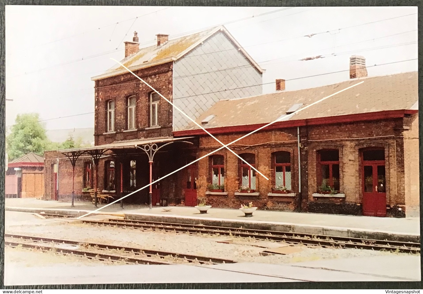 CLABECQ La Gare (1880).  Sur La Ligne 115 Tubize Braine-l'Alleud (1881) Editeur PAMELA CREATION SA Tubize CP 1994 - Tubize