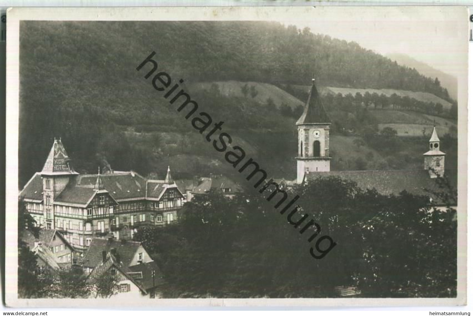 Bad Peterstal - Hotel Schlüsselbad - Foto-Ansichtskarte - Verlag Karl G. Peters Wiesbaden - Bad Peterstal-Griesbach