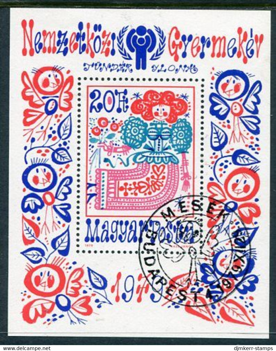 HUNGARY 1979 Year Of The Child Block Used..  Michel Block 141 - Gebruikt