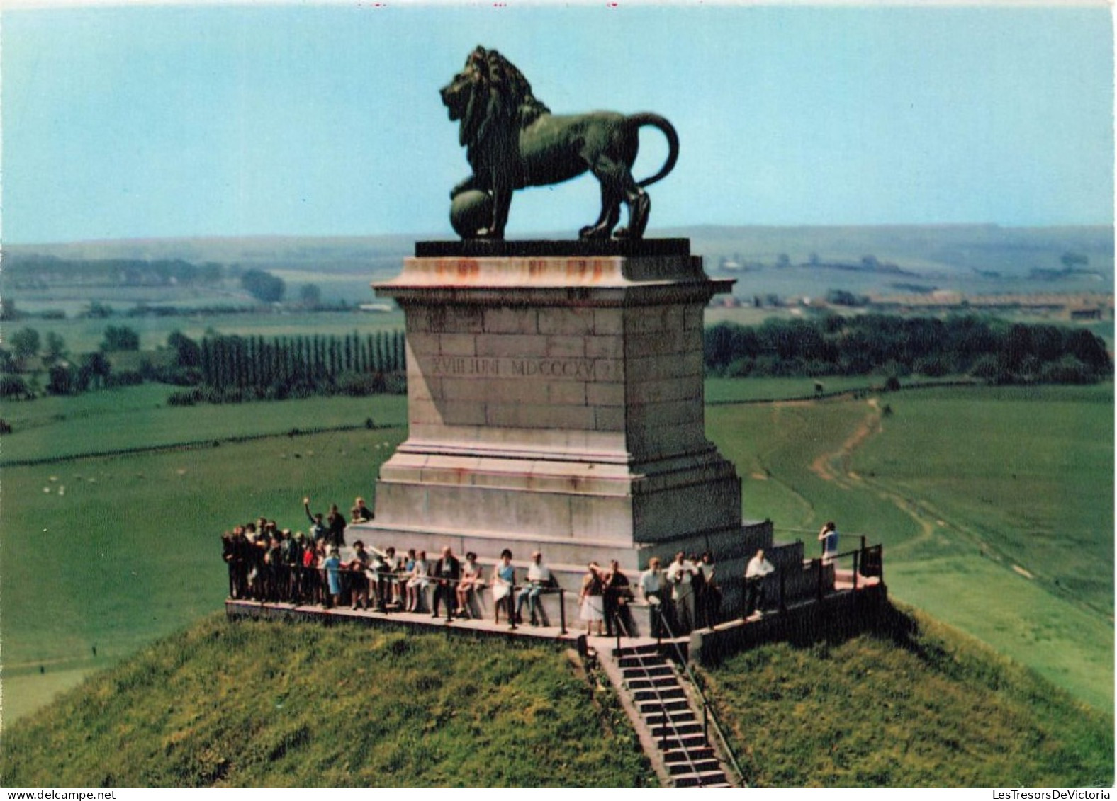 BELGIQUE - Waterloo - Vue Aérienne Du Lion De Waterloo - Colorisé - Carte Postale - Waterloo