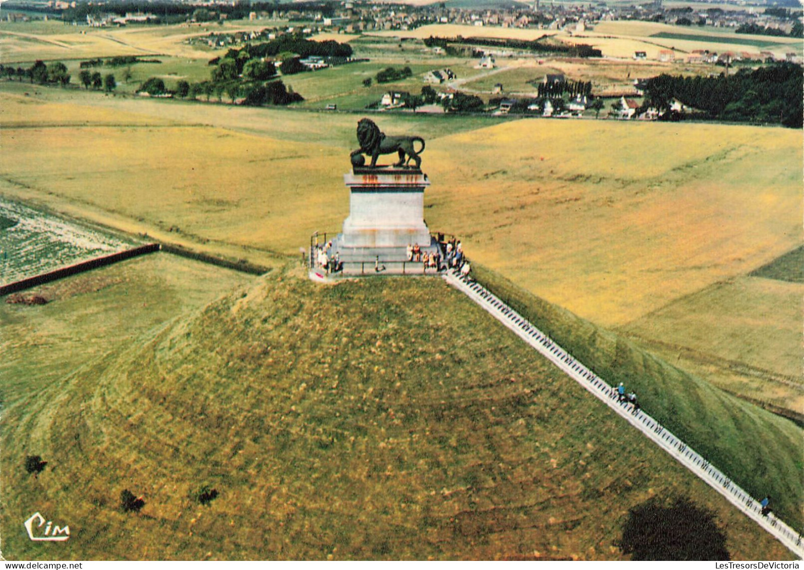 BELGIQUE - Waterloo - Vue Aérienne De La Butte - Colorisé - Carte Postale - Waterloo