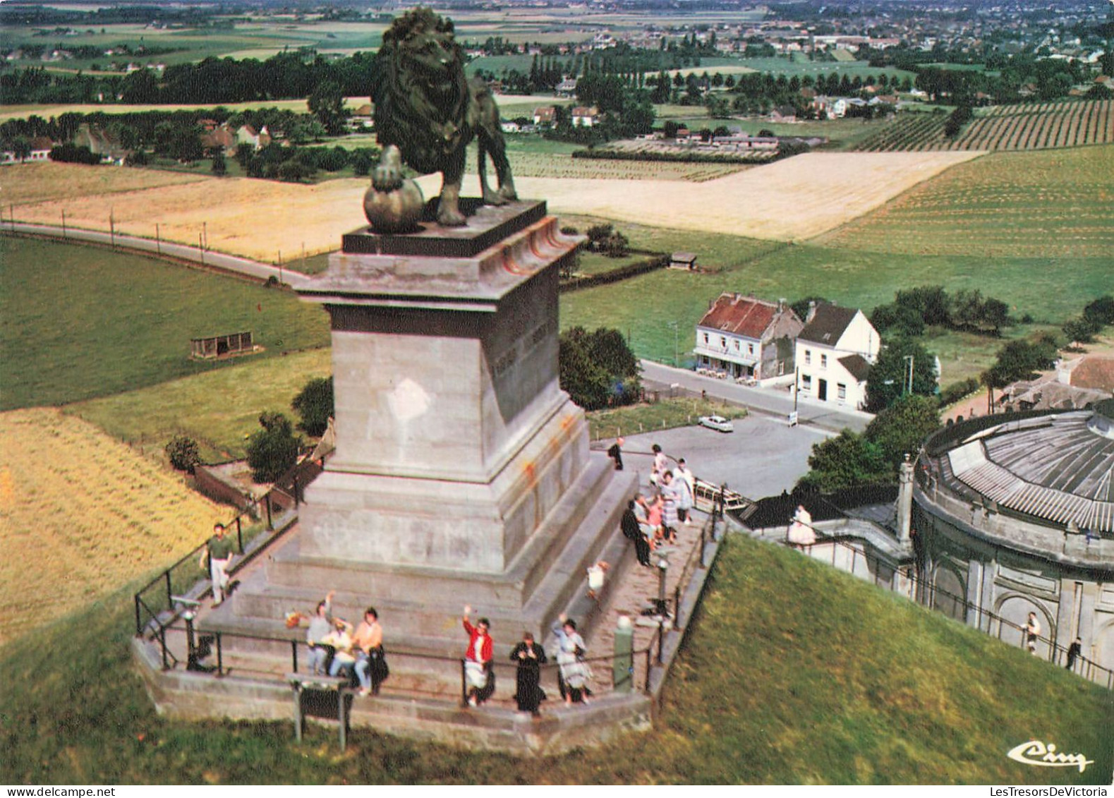 BELGIQUE - Waterloo - Vue Aérienne Du Lion De Waterloo - Colorisé - Carte Postale - Waterloo