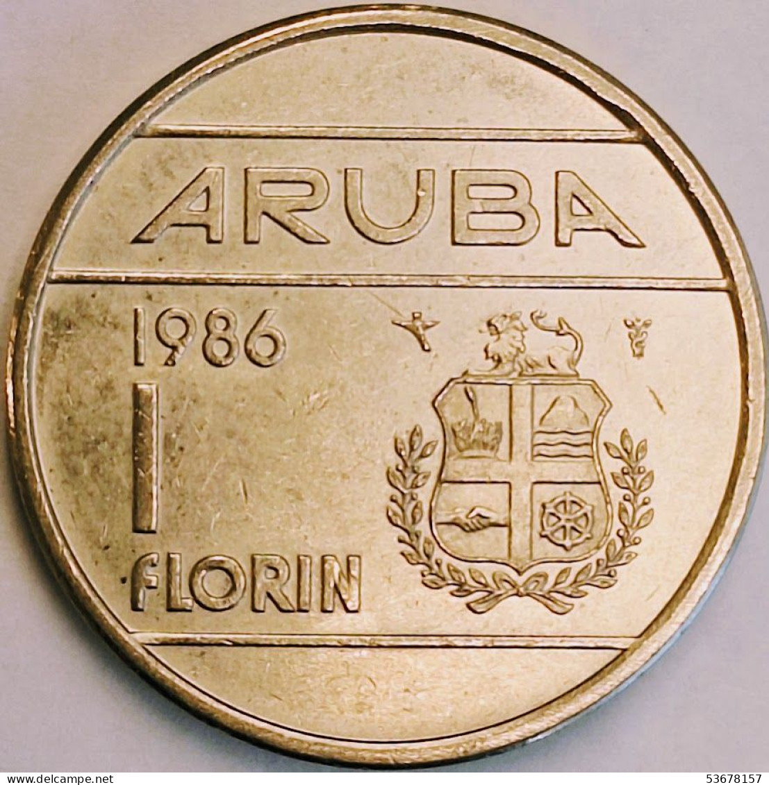 Aruba - Florin 1986, KM# 5 (#2777) - Otros – América