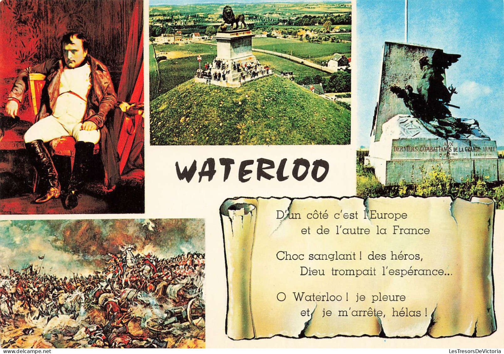 BELGIQUE - Waterloo - Multivues - Colorisé - Carte Postale - Waterloo