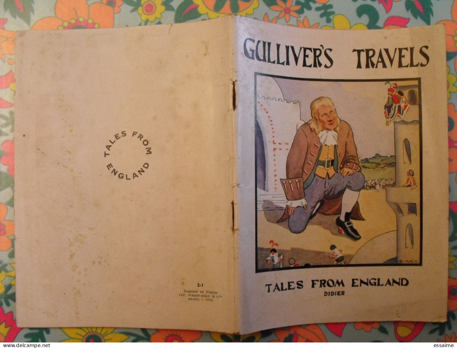 Gulliver's Travels. Tales From England. En Anglais. Henri Didier éditeur, Mesnil, 1952 - Autres & Non Classés