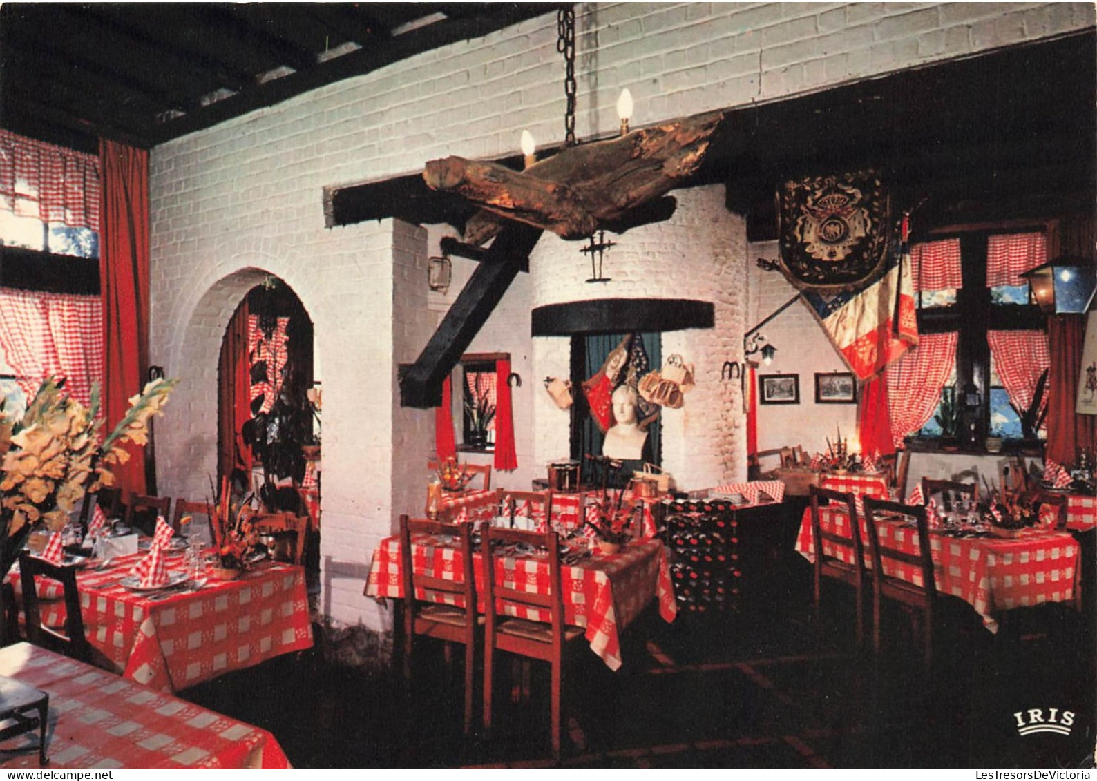 BELGIQUE - Braine L'Alleud - Intérieur De L'Auberge Historique " Le Bivouac" - Colorisé - Carte Postale - Eigenbrakel