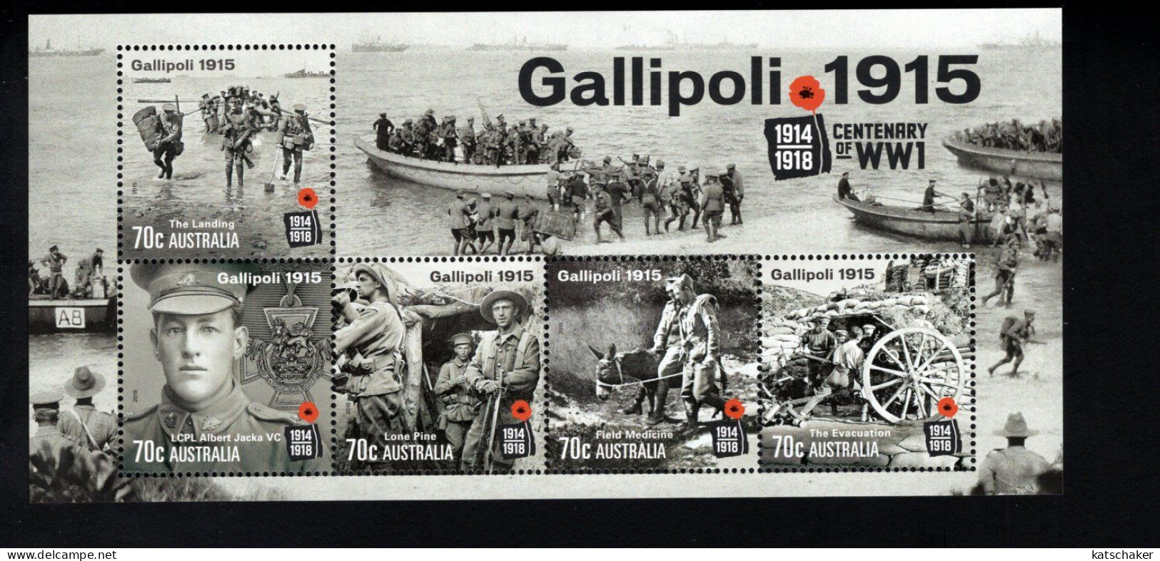 19278697166 2015 SCOTT 4282C (**) POSTFRIS MINT NEVER HINGED EINWANDFREI - WORLD WAR I CENT. GALLIPOLI 1915 - Neufs