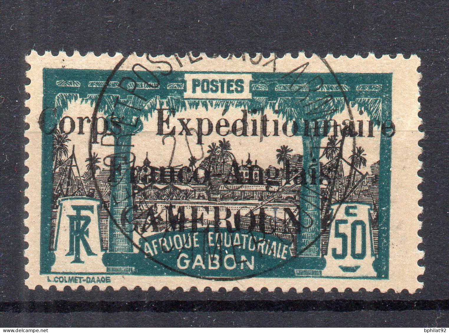 !!! CAMEROUN, N°49 OBLITERE, SIGNE CALVES - Used Stamps