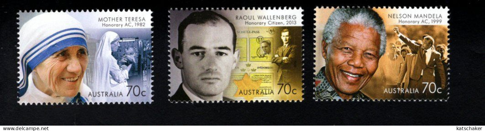 19278698834 2015 SCOTT 4361 4363 (**) POSTFRIS MINT NEVER HINGED EINWANDFREI - HUMANITARIANS HONORED BY AUSTRALIA - Mint Stamps