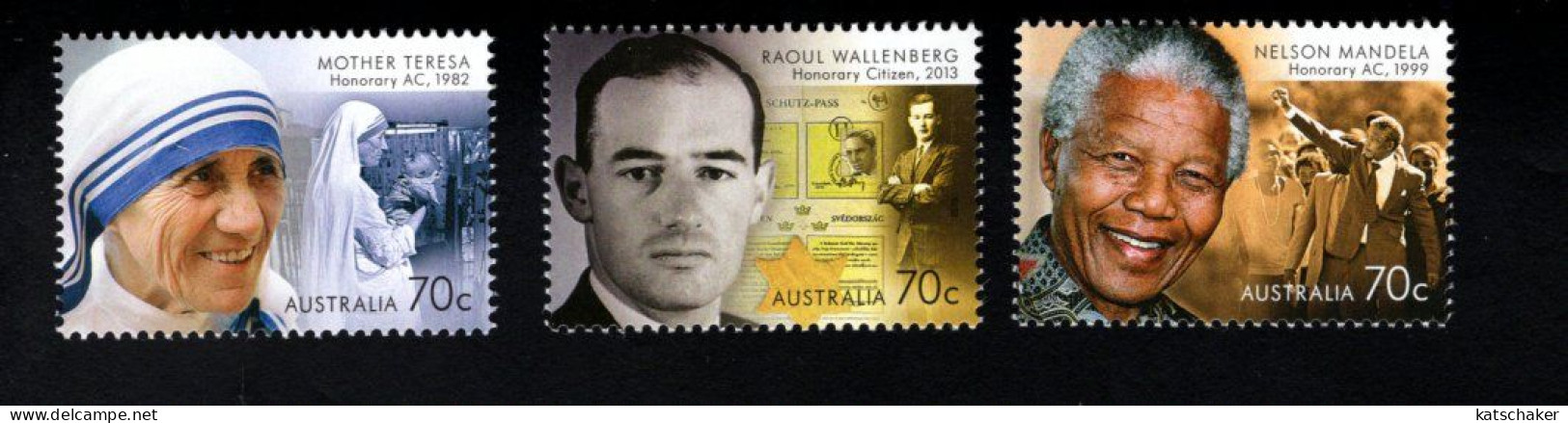 19278698834 2015 SCOTT 4361 4363 (**) POSTFRIS MINT NEVER HINGED EINWANDFREI - HUMANITARIANS HONORED BY AUSTRALIA - Ungebraucht