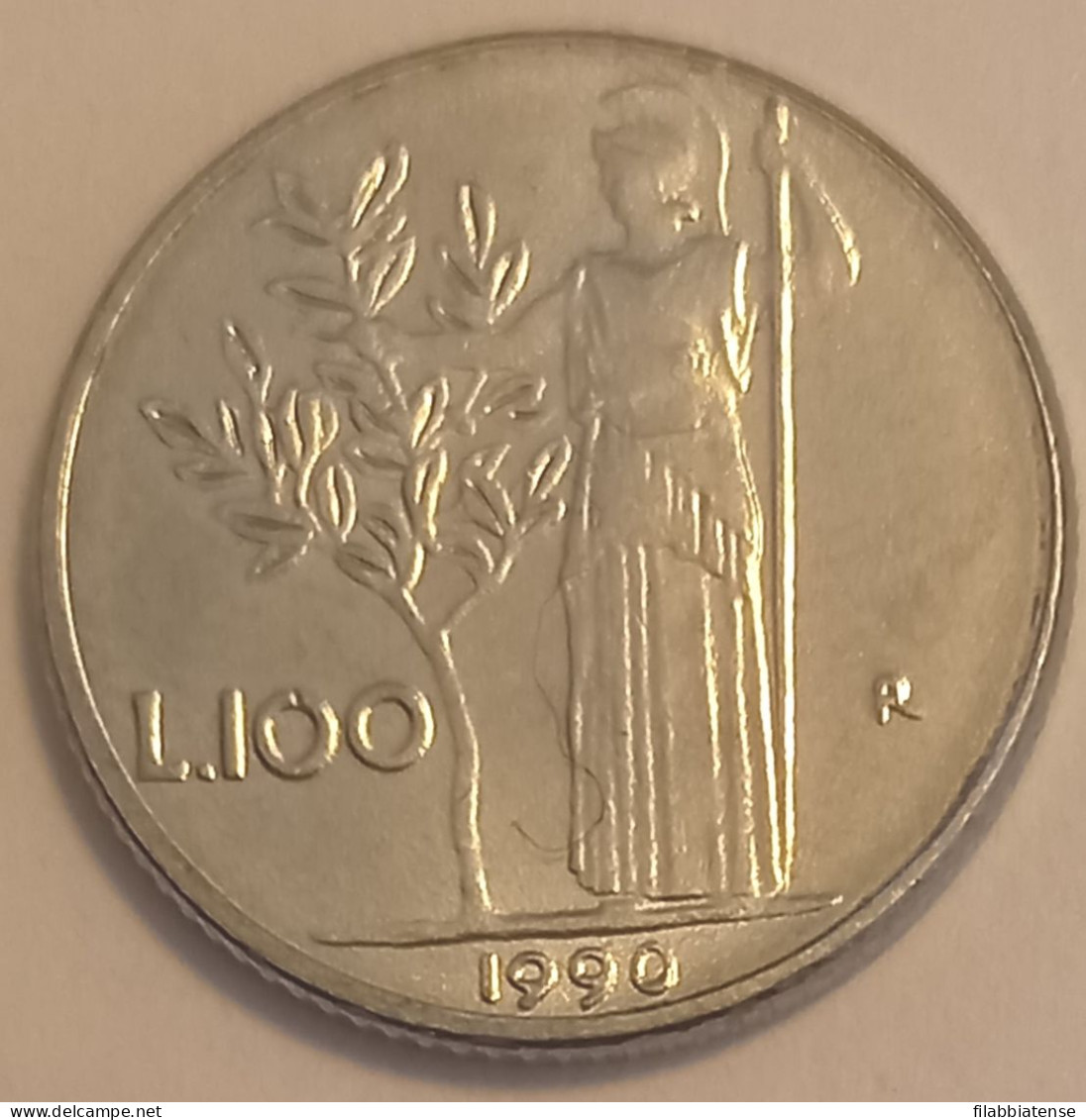 1990 - Italia 100 Lire    ----- - 100 Liras